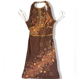 BCBG Maxazria Patterned Cocktail Dress XS